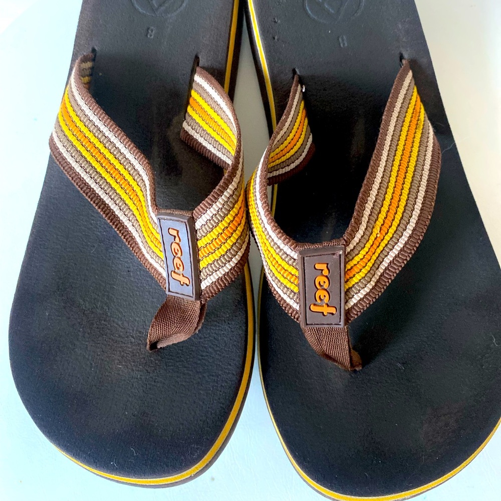 REEF flip flops sz 8
